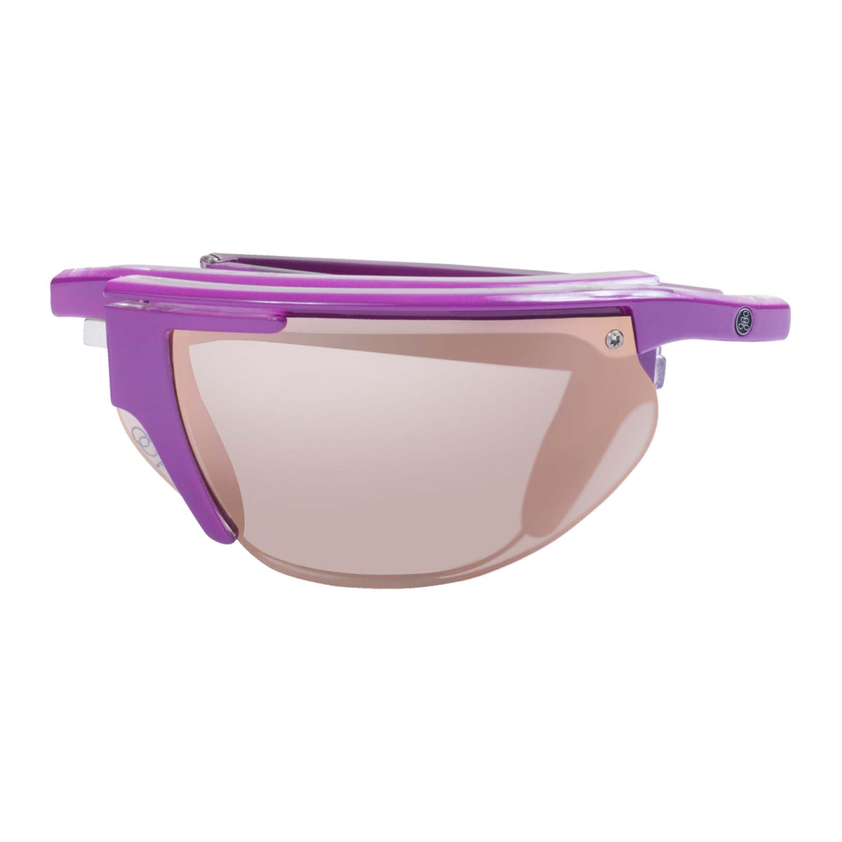 POPTRAIL | Small Gloss Lavender/Crystal | Polarized Gray/Pink Mirror | Popticals