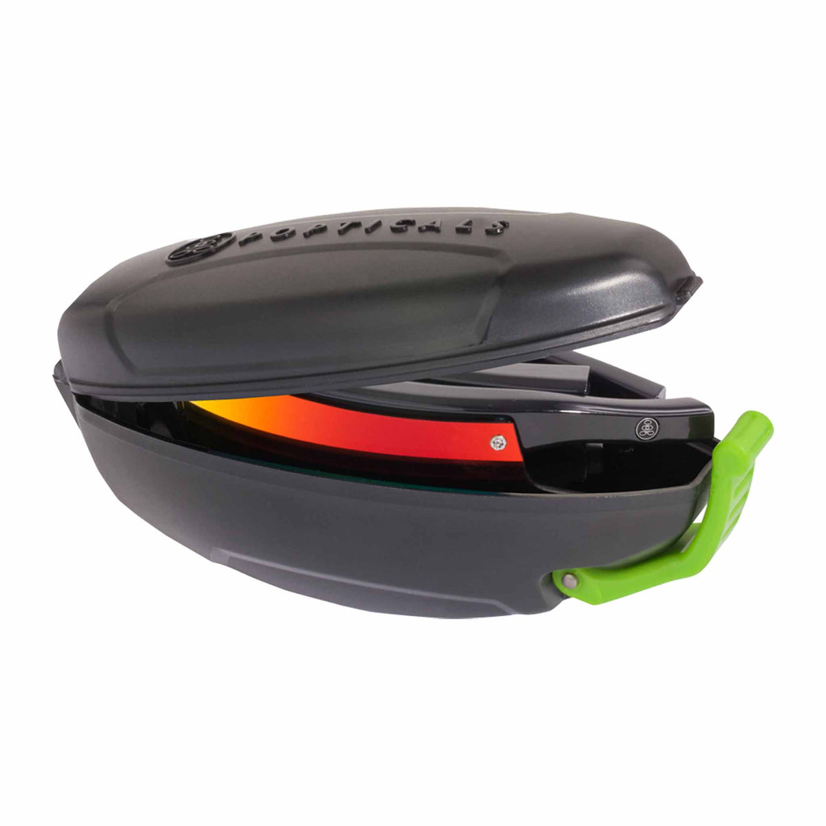 POPEDGE | Small Gloss Black | Polarized Gray/Red Mirror | Popticals
