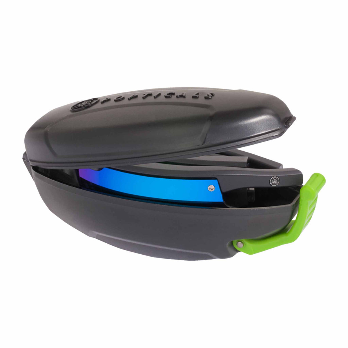 POPEDGE | Small Matte Black | Polarized Gray/Blue Mirror | Popticals