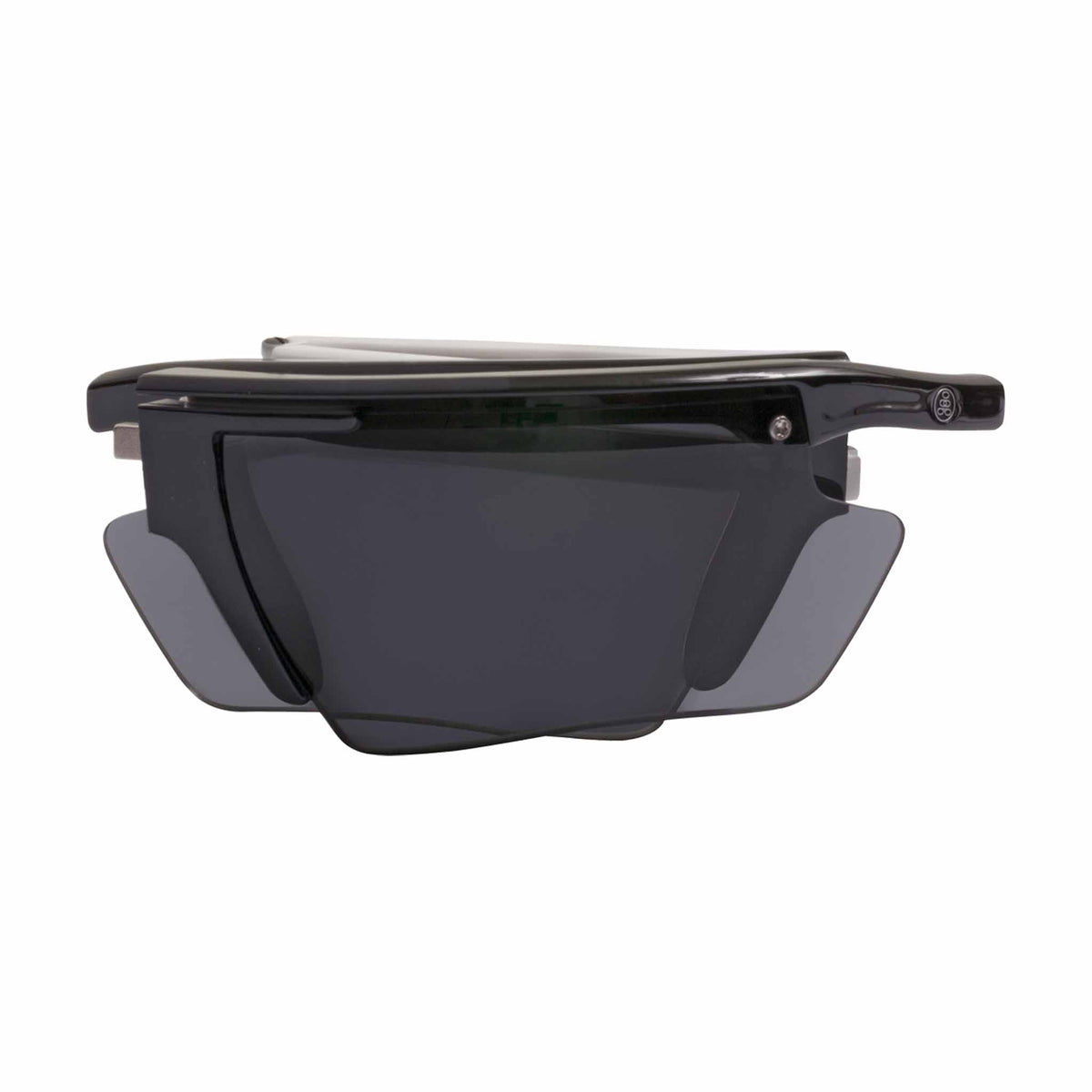 POPEDGE | Small Gloss Black/White | Polarized Gray | Popticals