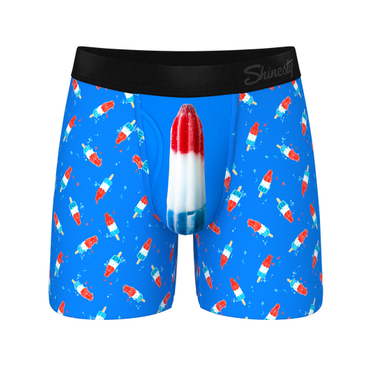 The Popsicle Stick Apex | USA Popsicle Ball Hammock® Pouch Underwear With Fly