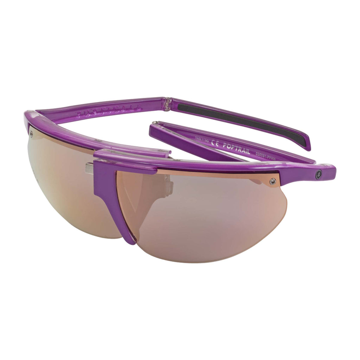 POPTRAIL | Small Gloss Lavender/Crystal | Polarized Gray/Pink Mirror | Popticals