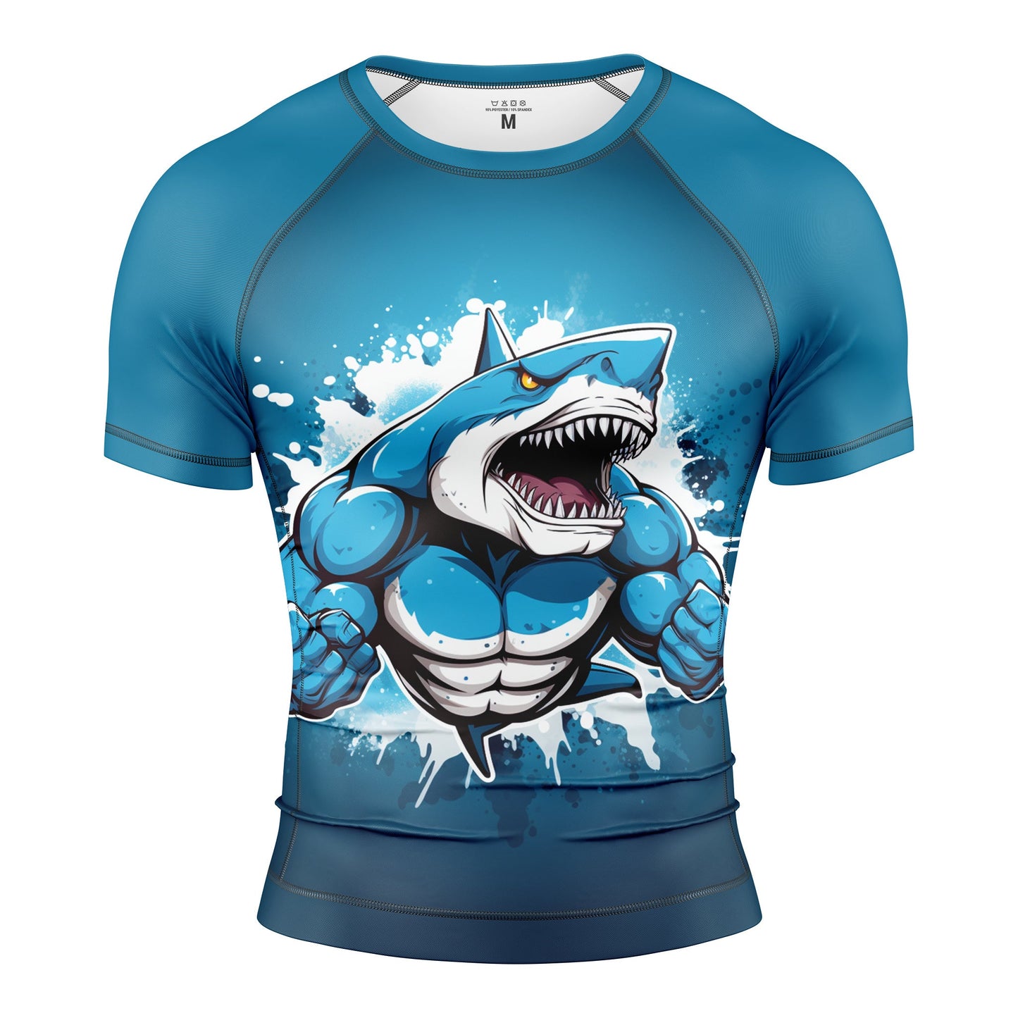 SHARK BEAST SHORT SLEEVE RASH GUARD