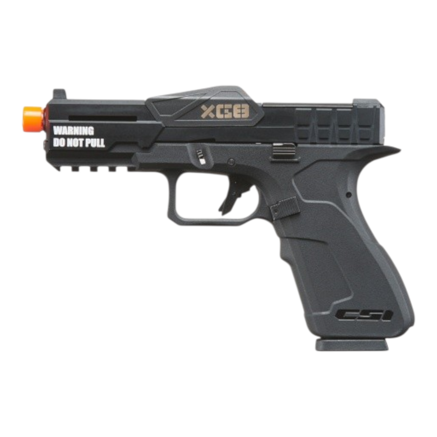 Poseidon CSI XG8 Gas Blow Back Aluminum Pistol - BLACK