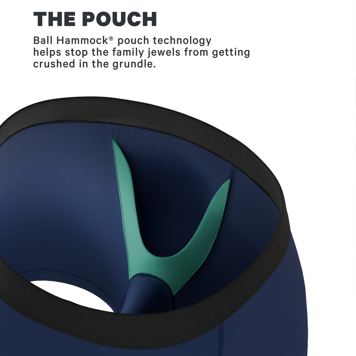 The Big Blue | Navy Fart Proof Ball Hammock® Pouch Underwear