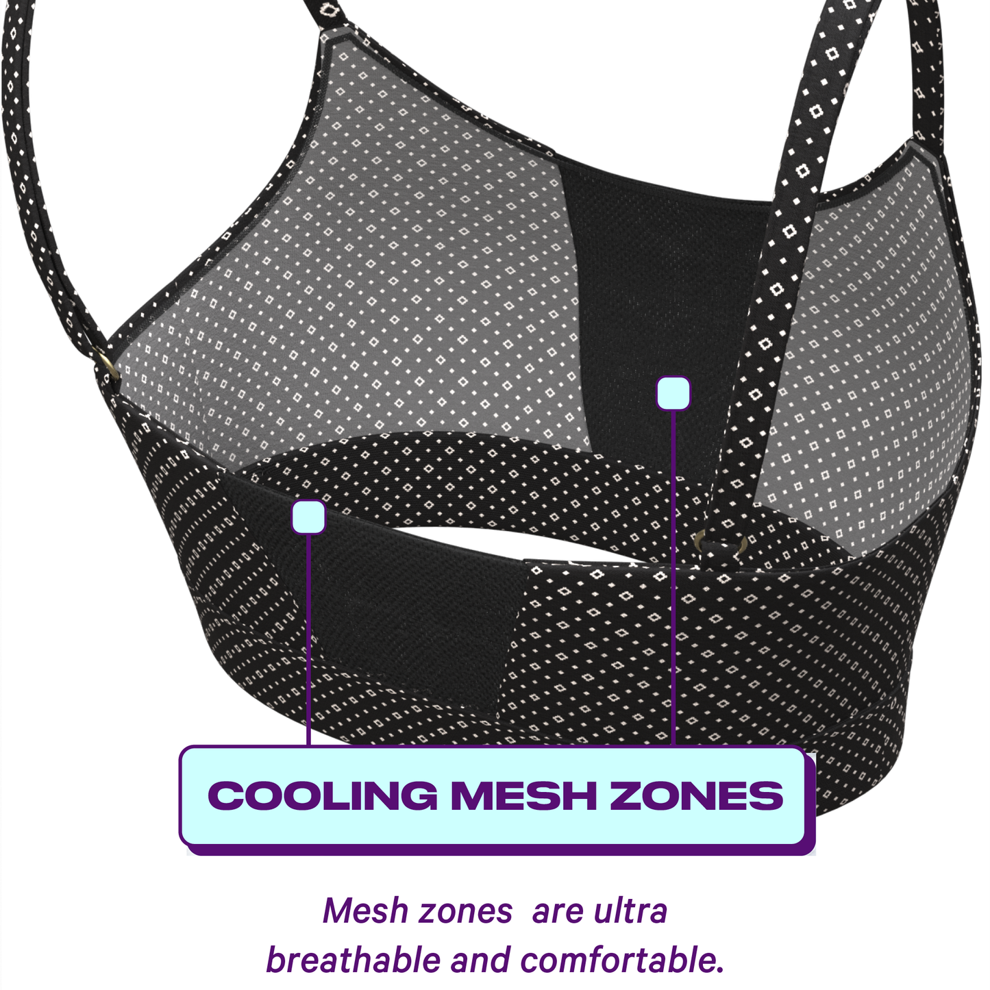 The Precious Stones |  Diamond paradICE™ Boob Hammock™ Cooling Bralette