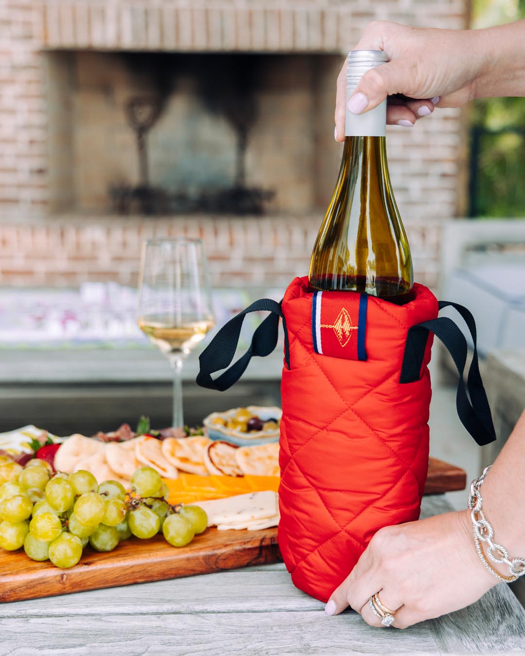 Puffer Wine Tote