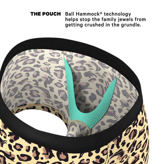 The Primal Passion | Naughty Cheetah Print Ball Hammock® Pouch Trunks Underwear