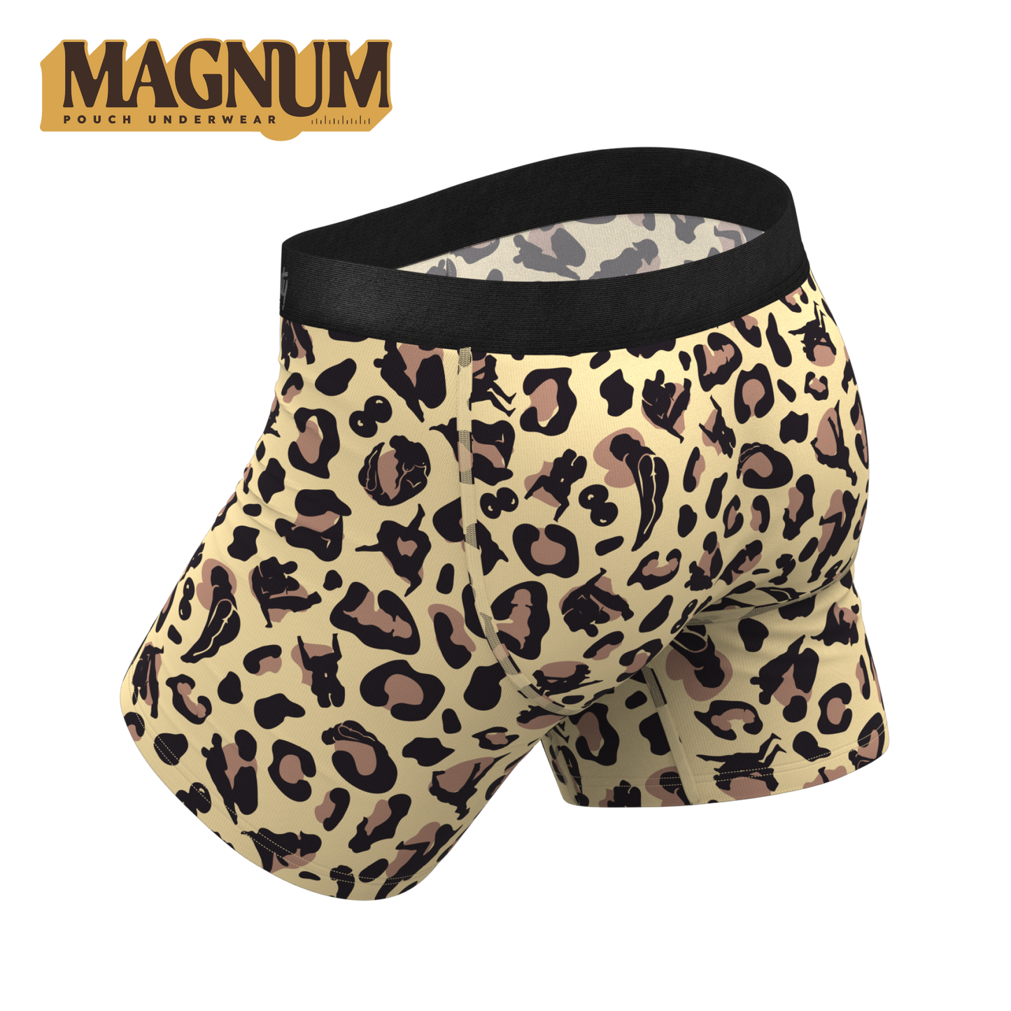 The Primal Passion | Naughty Cheetah Print Ball Hammock® Magnum Big Pouch Underwear