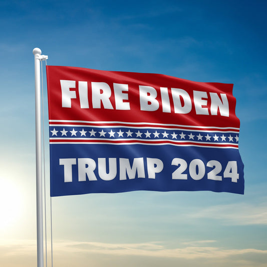 Fire Biden - Trump 2024 Flag - 1925