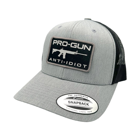 Pro Gun Anti Idiot Woven Patch Hat