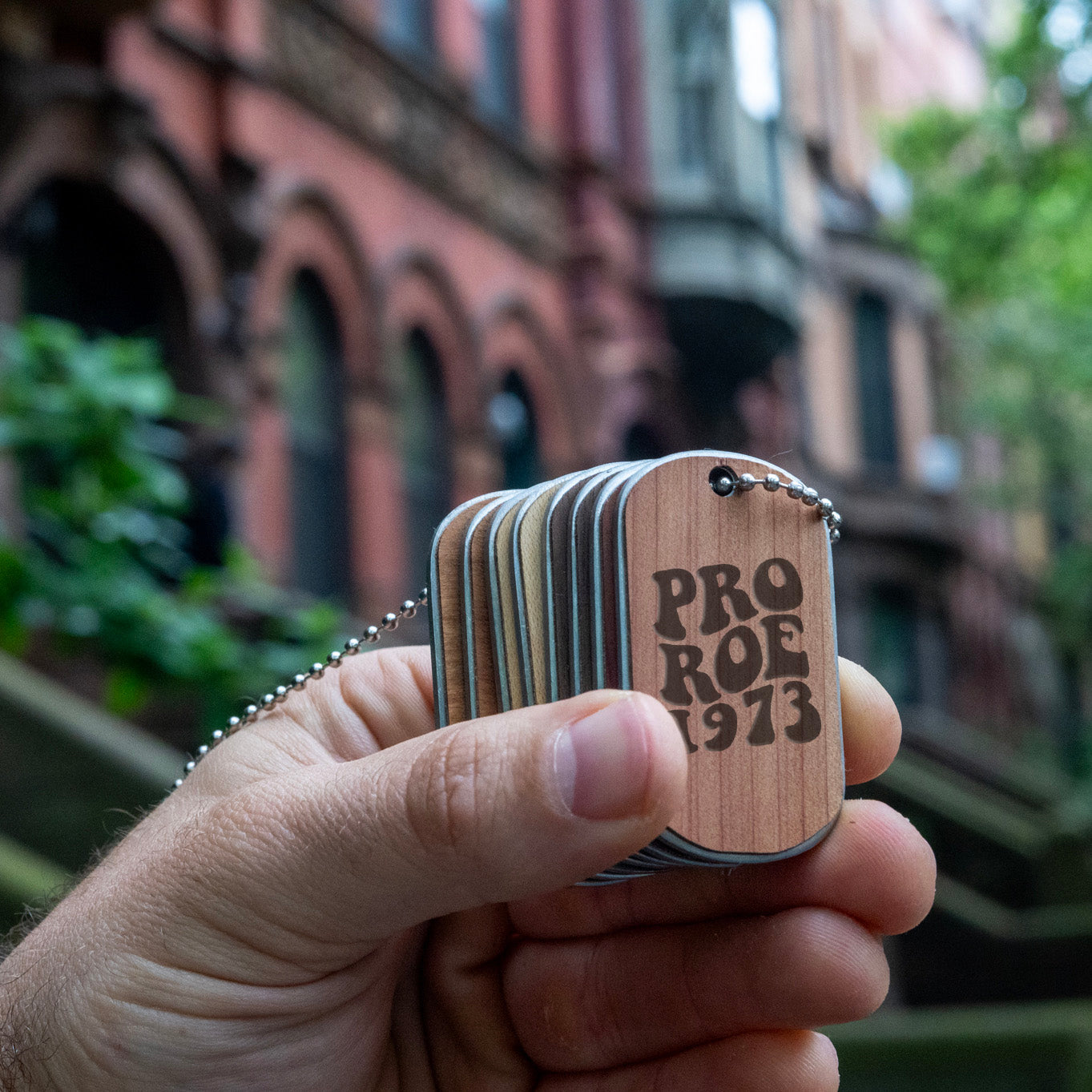 Pro Roe 1973 Dog Tag