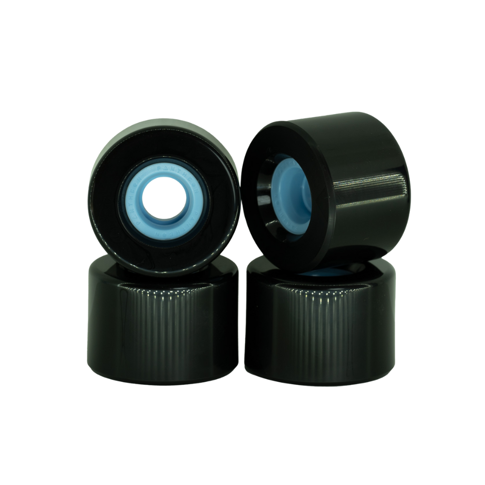 Pantheon Sliders 66mm 78a Wheels - Black (Set of 4)