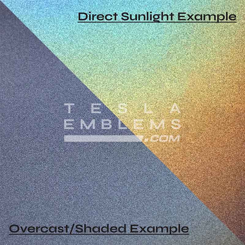 3M Satin Psychedelic Flip Tesla Door Handle Decals (4pcs)