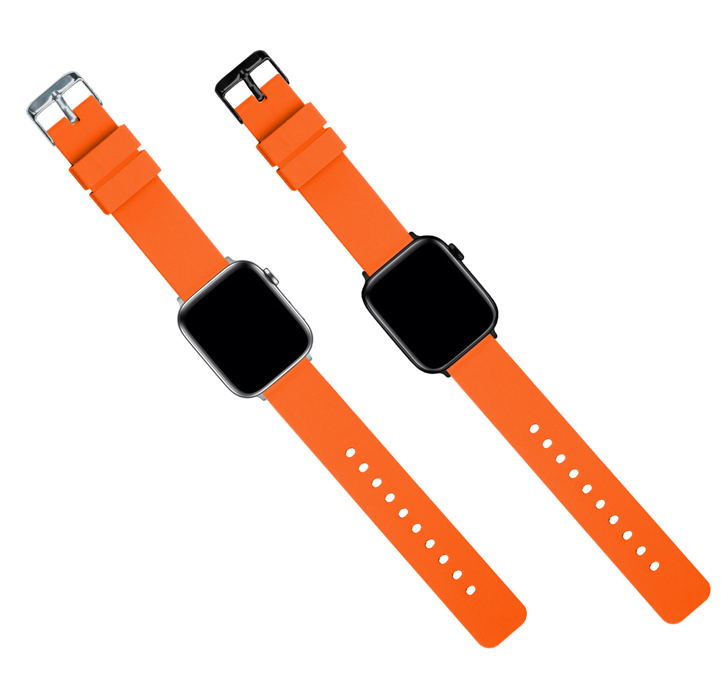 Apple Silicone Pumpkin Orange Watch Band