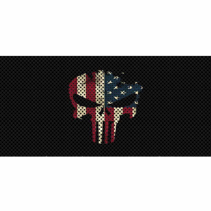 Punisher Old Glory Inserts & Flat Black Vent Decals Bundle
