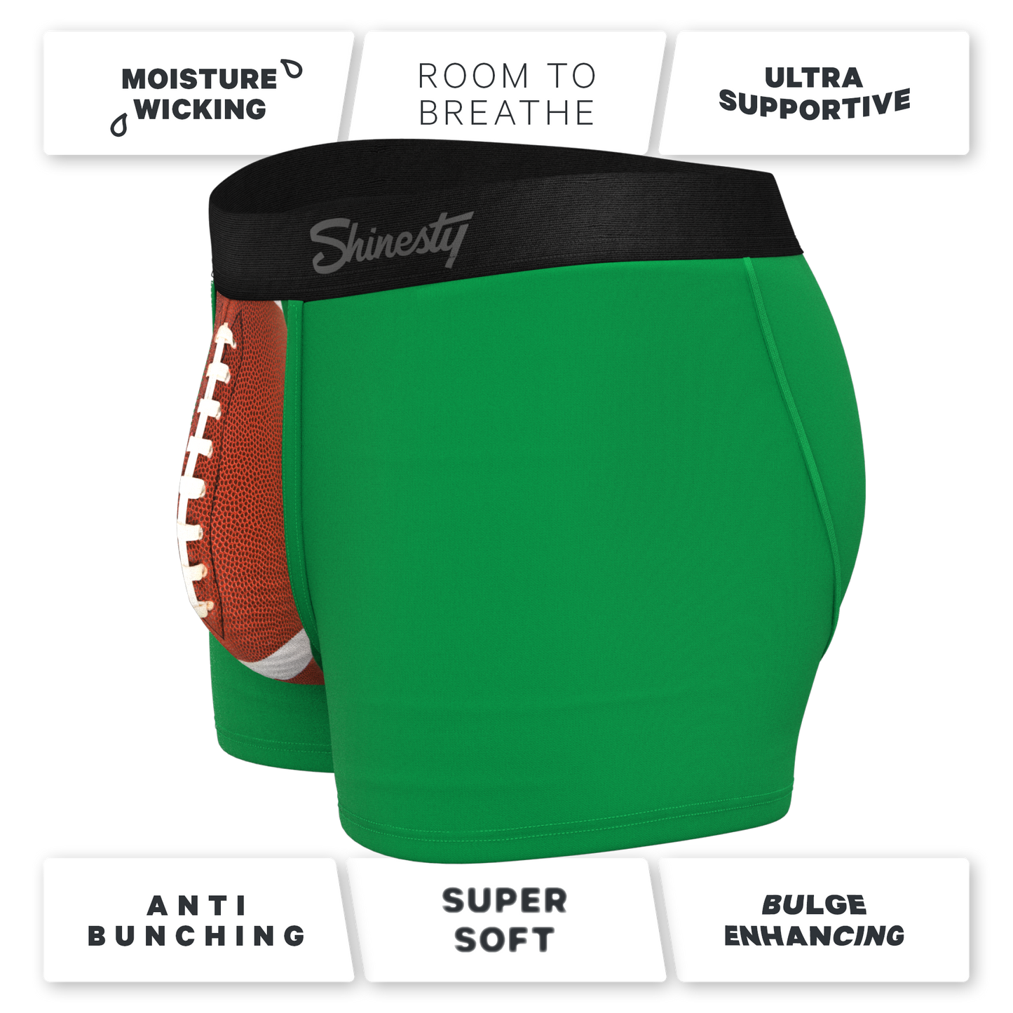 The Quarterback Sack | Football Ball Hammock® Pouch Trunks Underwear