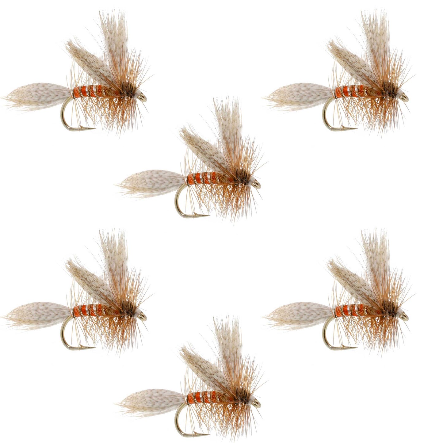 Queen Of The Waters Classic Dry Fly - 6 Flies Size 12