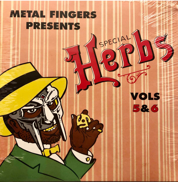 Metal Fingers ( MF DOOM ) - Special Herbs Vol. 5 & 6 2x (Apple Red Color Vinyl) LP Record
