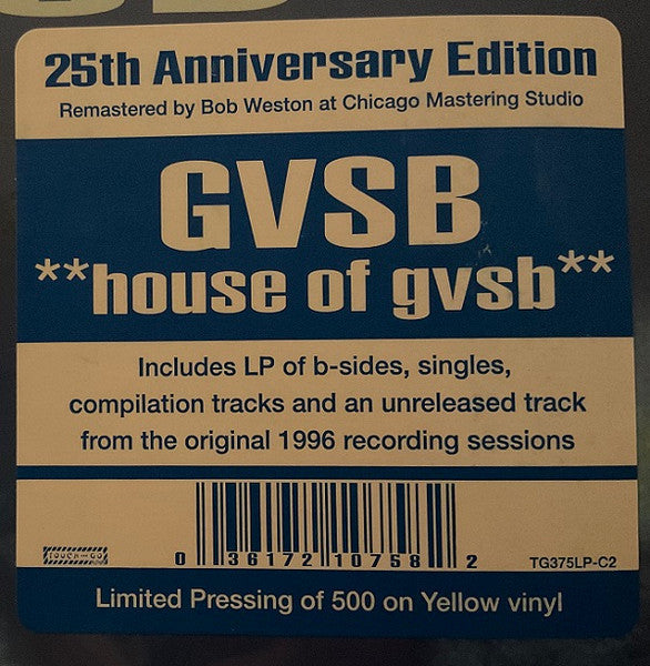 Girls Against Boys – House Of GVSB [25th Anniversary Edition] 2x (Yellow Color Vinyl) LP Record