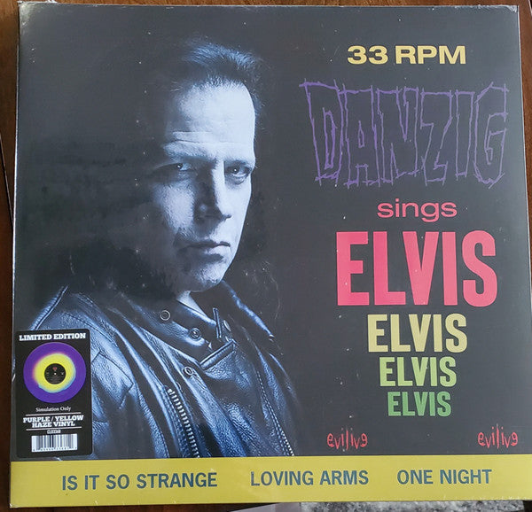 Danzig – Sings Elvis (Purple/Yellow Haze Color Vinyl) LP Record