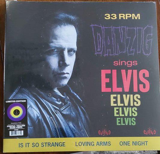 Danzig – Sings Elvis (Purple/Yellow Haze Color Vinyl) LP Record