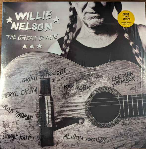 Willie Nelson – The Great Divide (Clear Vinyl) LP Record