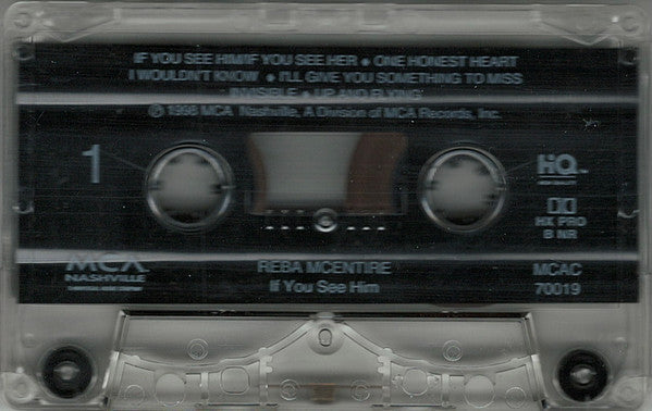 Reba – If You See Him Cassette *USED 1998 RELEASE*