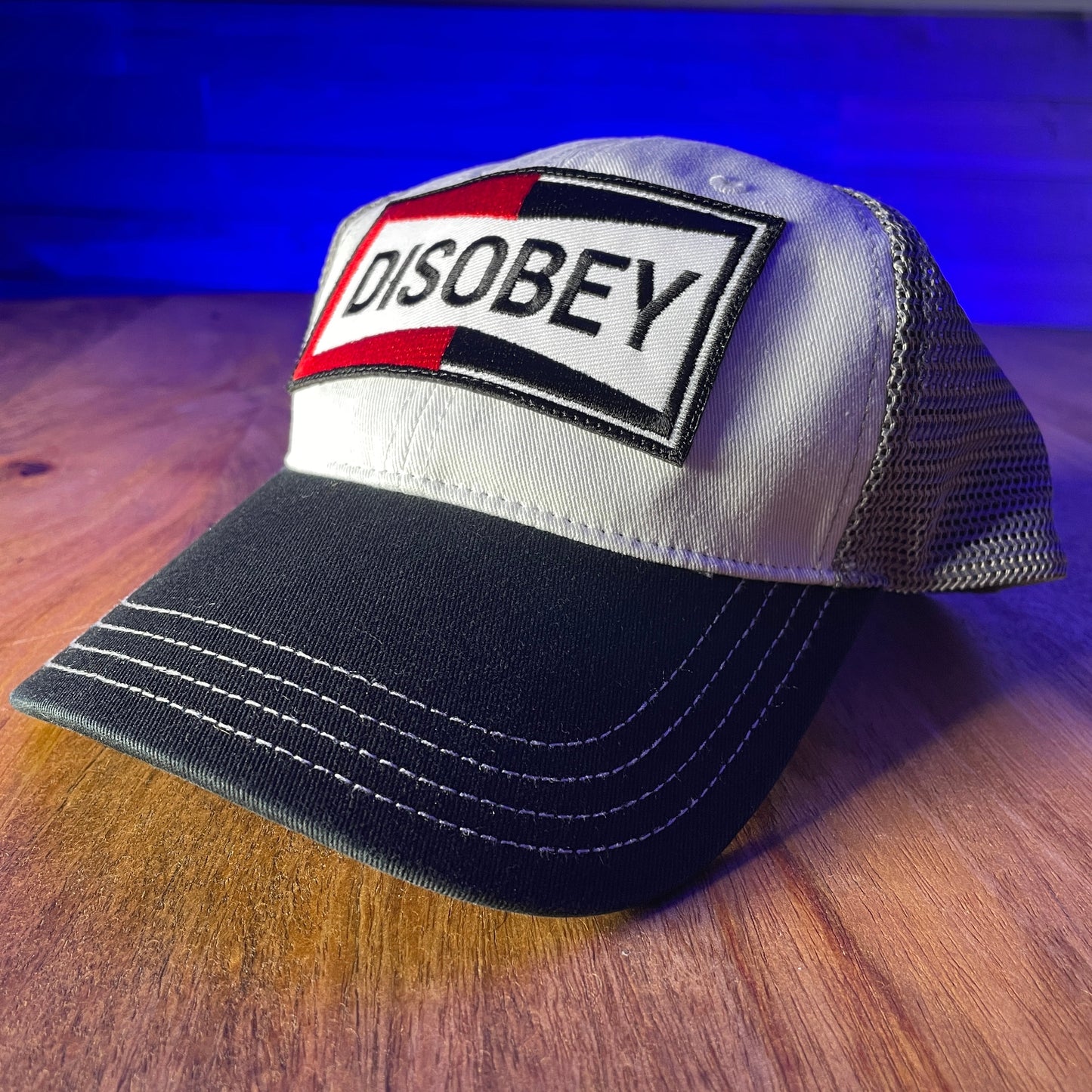 DISOBEY LOW PROFILE DAD HAT - BLACK, WHITE, & GRAY