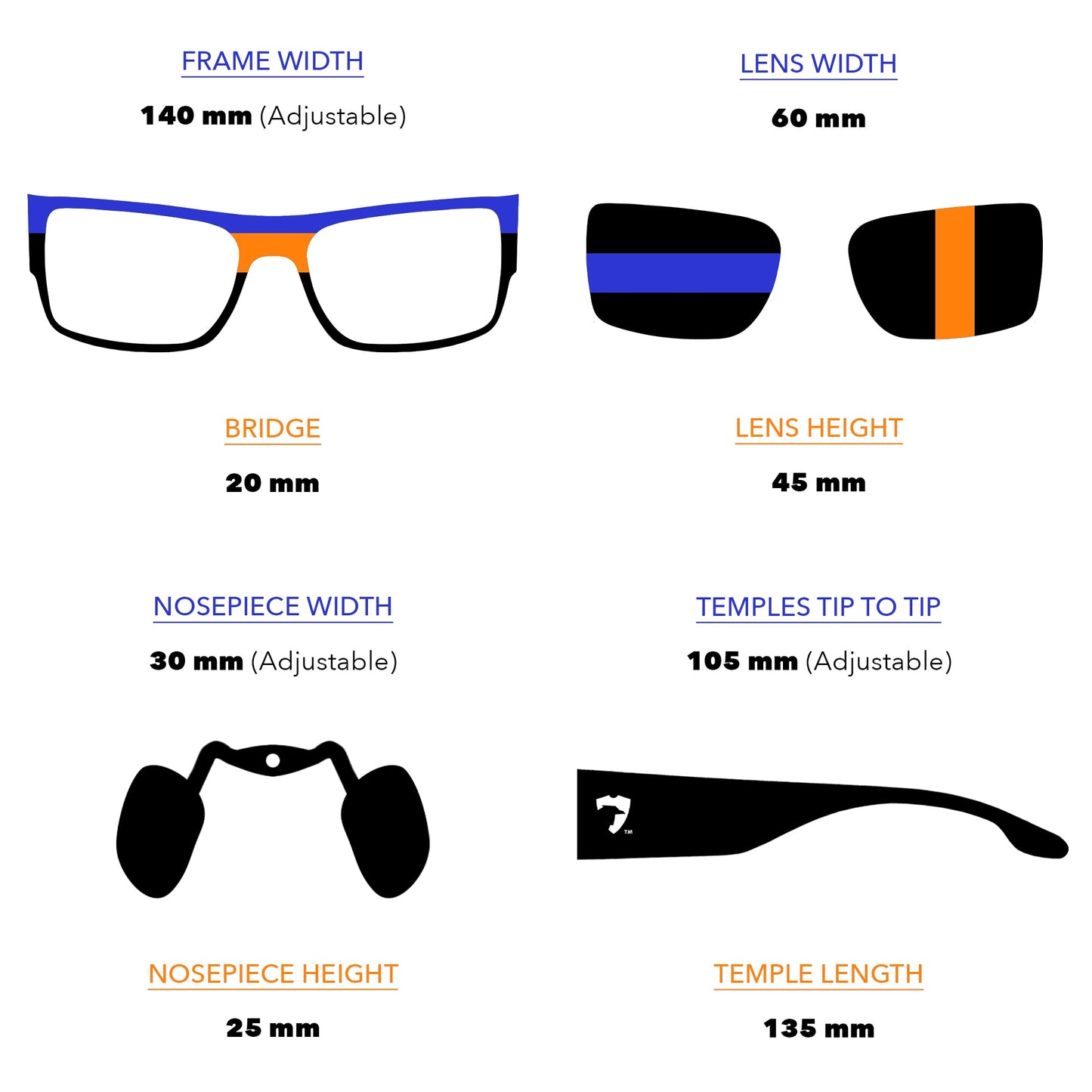 Raider TAC Black / Polarized - 2 Pack