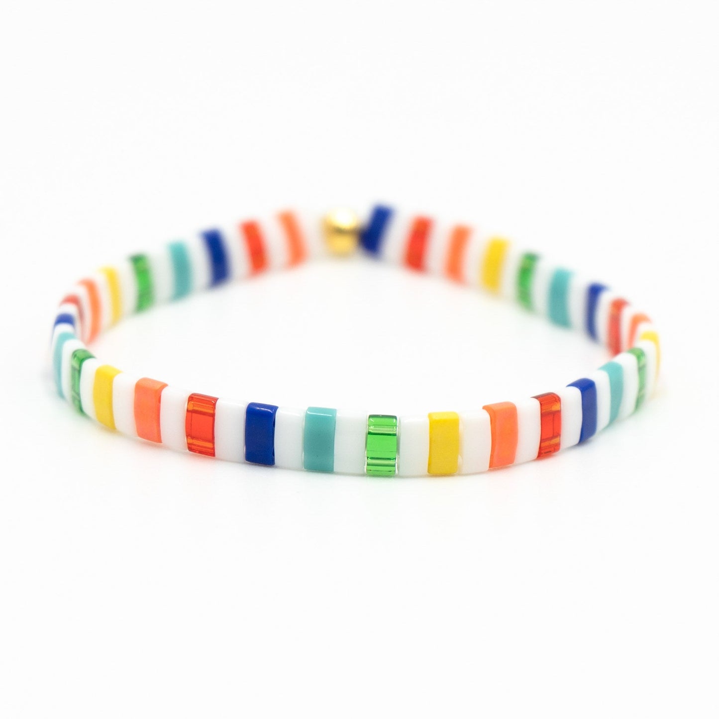 RAINBOW - Tila Bead Bracelets Stack