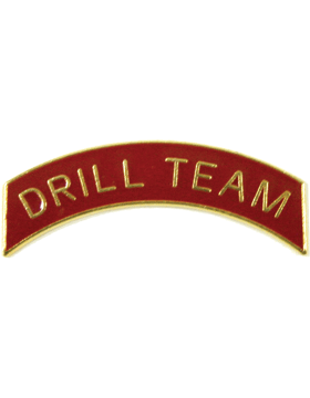 ROTC Metal Arc Tab DRILL TEAM