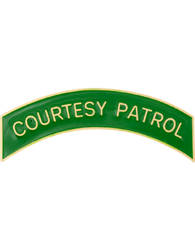 ROTC Metal Arc Tab COURTESY PATROL