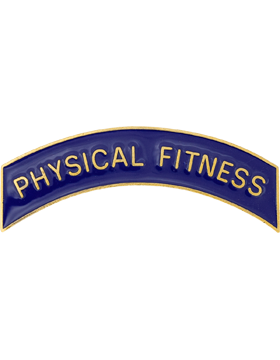 ROTC Metal Arc Tab PHYSICAL FITNESS
