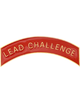 ROTC Metal Arc Tab LEAD CHALLENGE