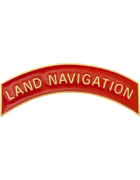 ROTC Metal Arc Tab LAND NAVIGATION