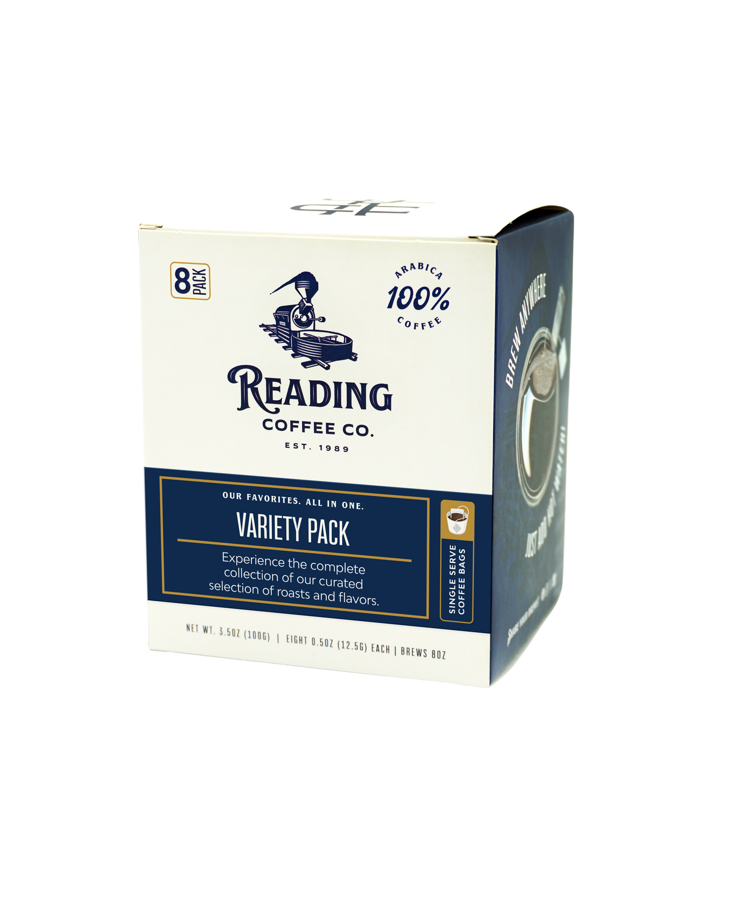 Variety Pack of 8 Pour Ta Single Serve Coffee