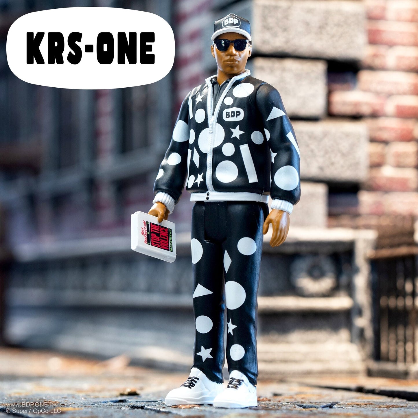 Super7 x KRS-ONE (SELF DESTRUCTION) ReAction Figure