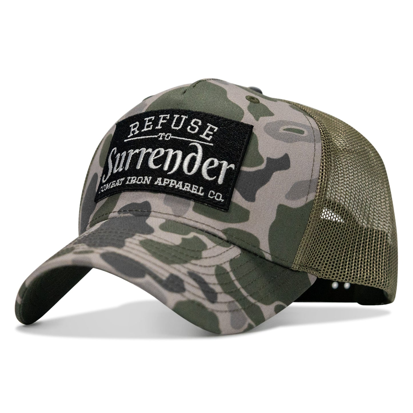 Refuse To Surrender B/W Patch Snapback Hat