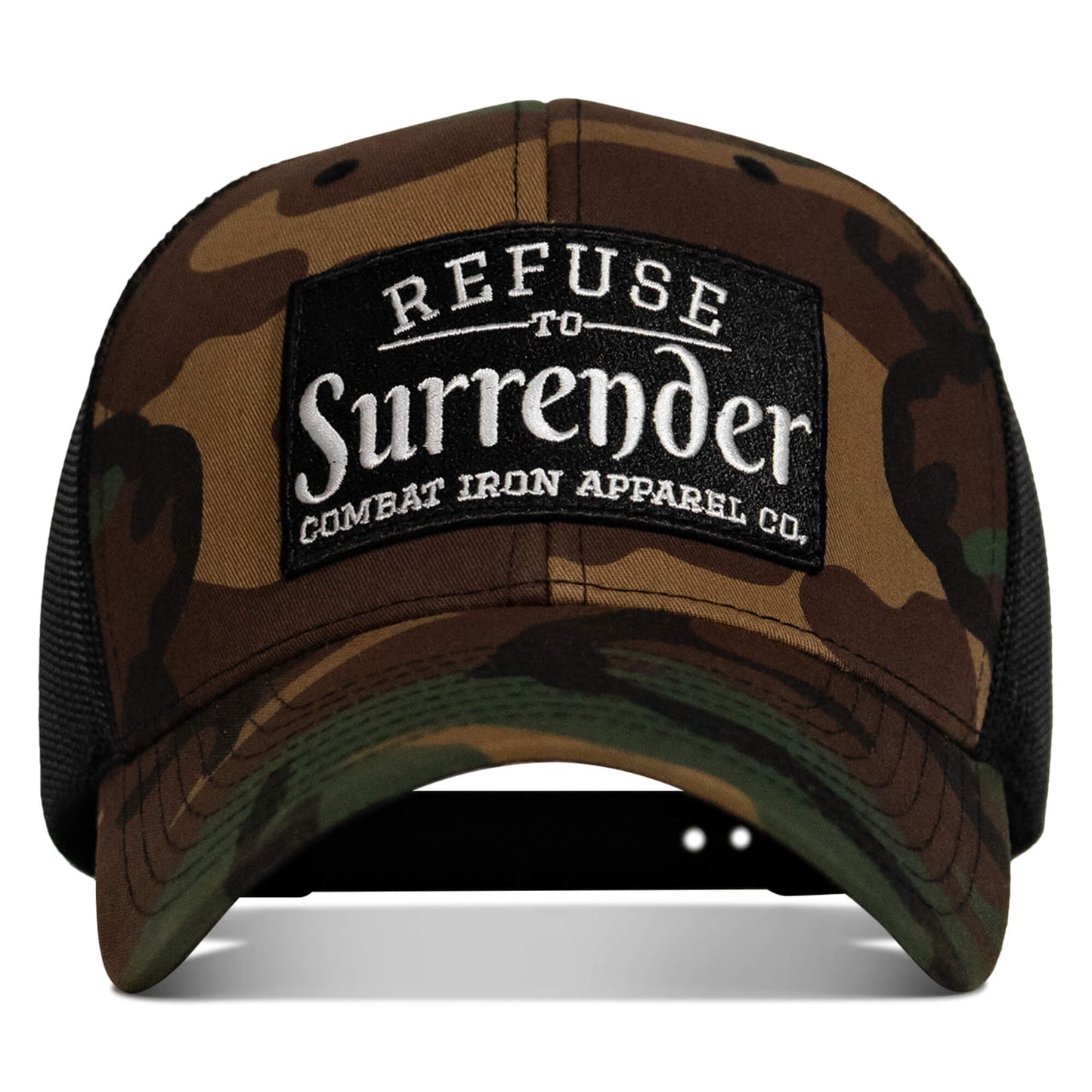 Refuse To Surrender B/W Patch Snapback Hat