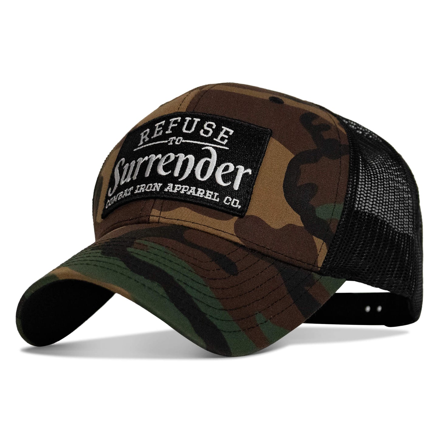 Refuse To Surrender B/W Patch Snapback Hat