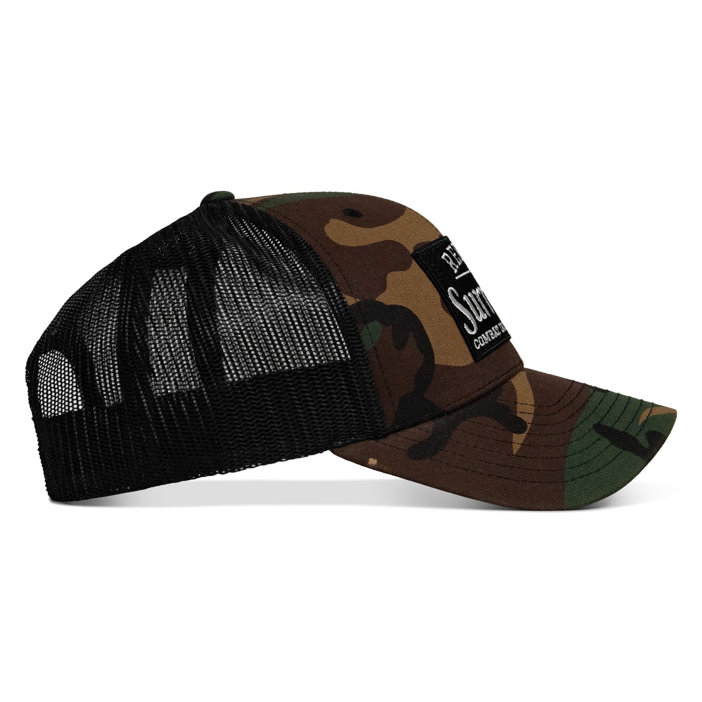 Refuse To Surrender B/W Patch Snapback Hat
