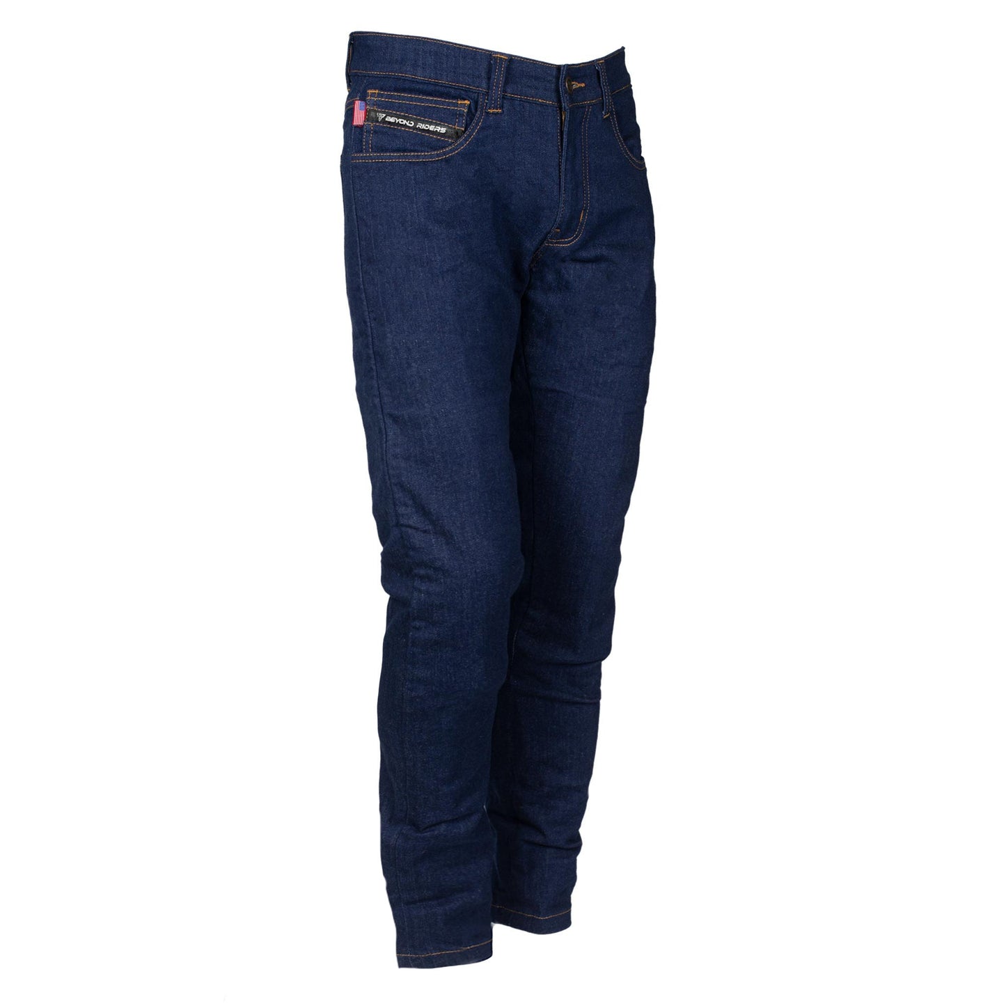 Loose Fit Protective Denim Pants (Extra Wide Jeans) - Blue