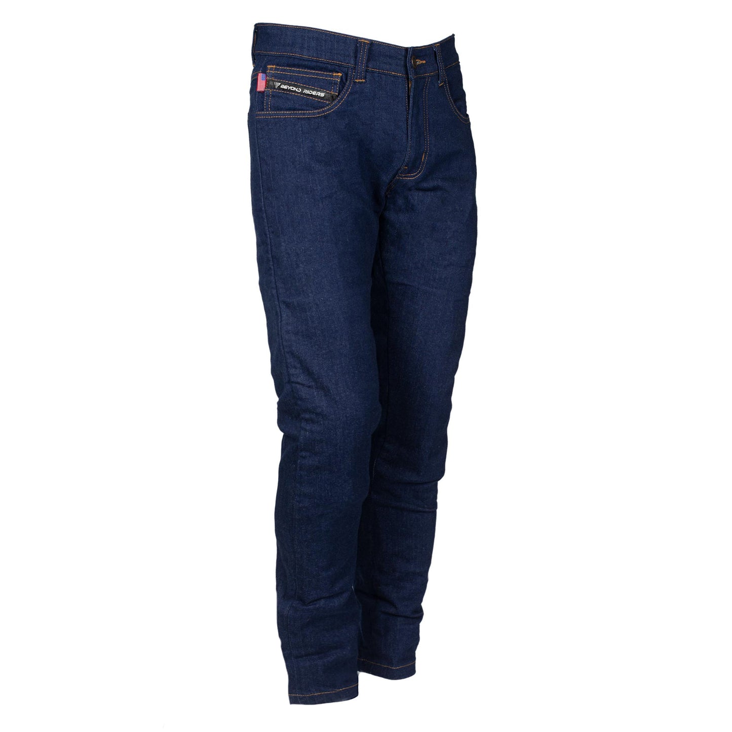 Loose Fit Protective Jeans (Extra Wide) - Blue with Pads