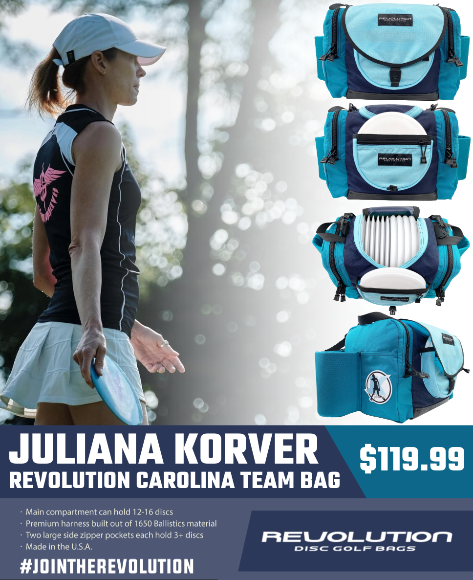 Revolution Carolina Team Disc Golf Bag V2 - JULIANA KORVER