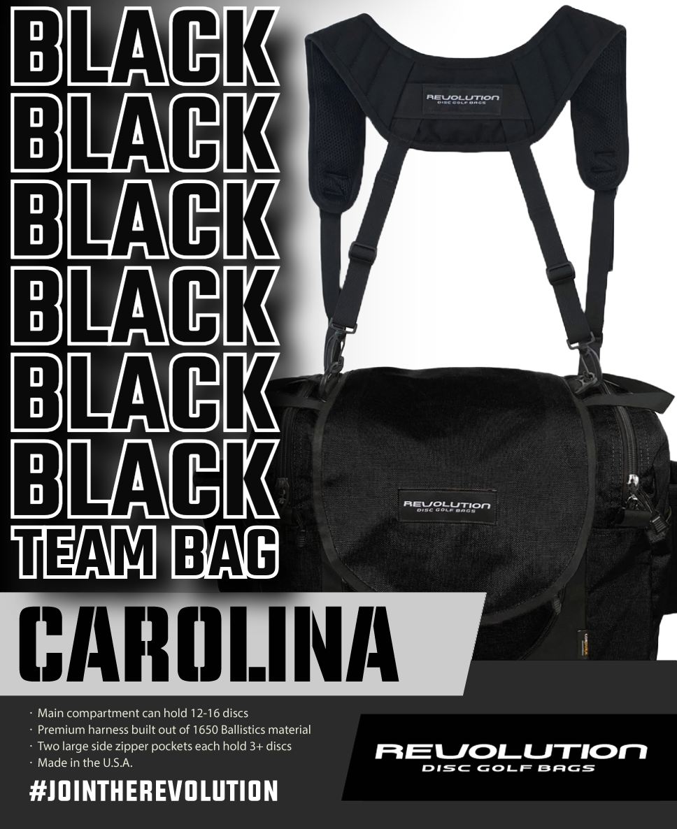 Revolution Carolina Team V3 Disc Golf Bag - Onyx