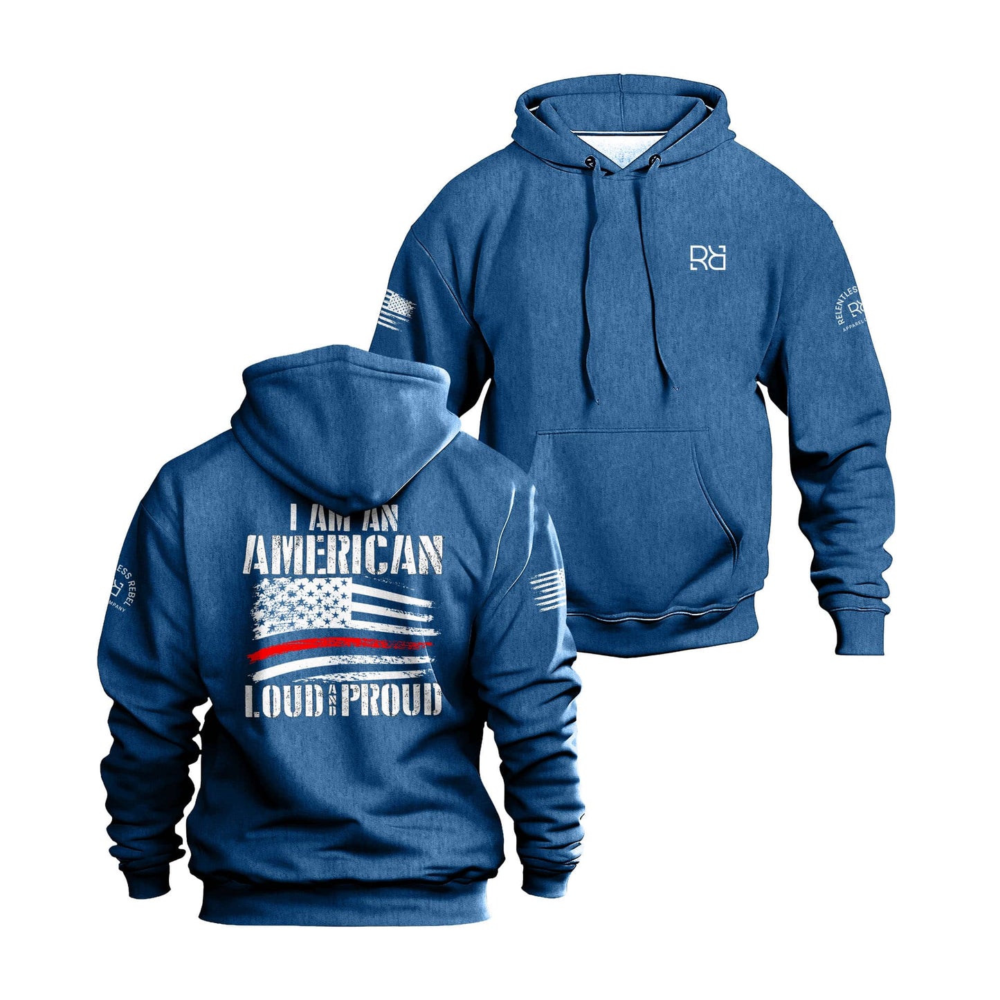 I Am an American - Loud and Proud | Men's Hoodie