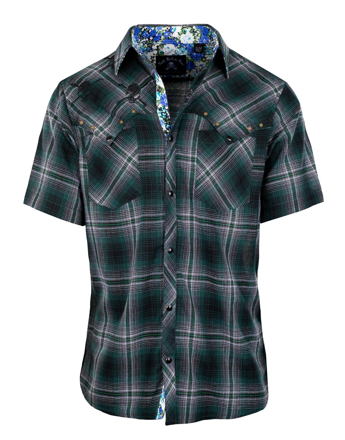 S/S Green on Black