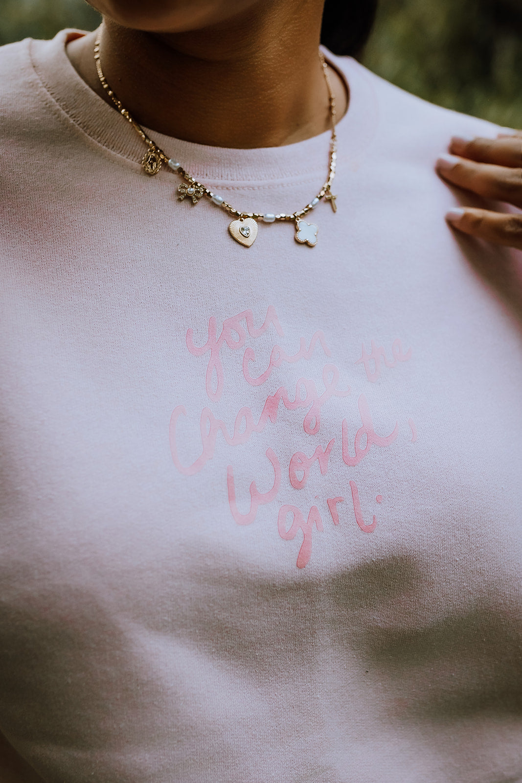 Crew Neck Sweatshirt | Fight Like Rosie 2024 - pink