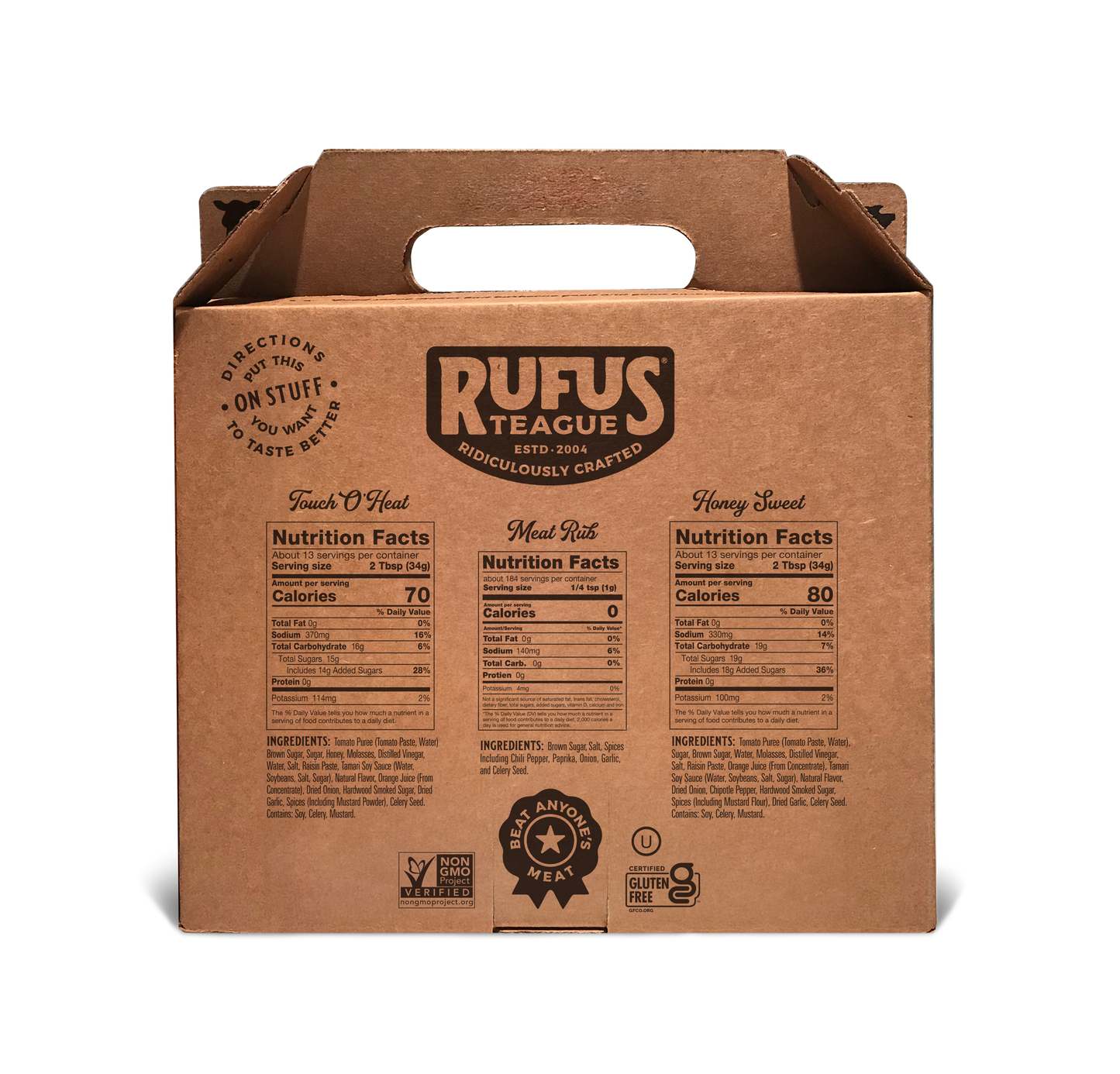 3 PACK GIFT TOTE